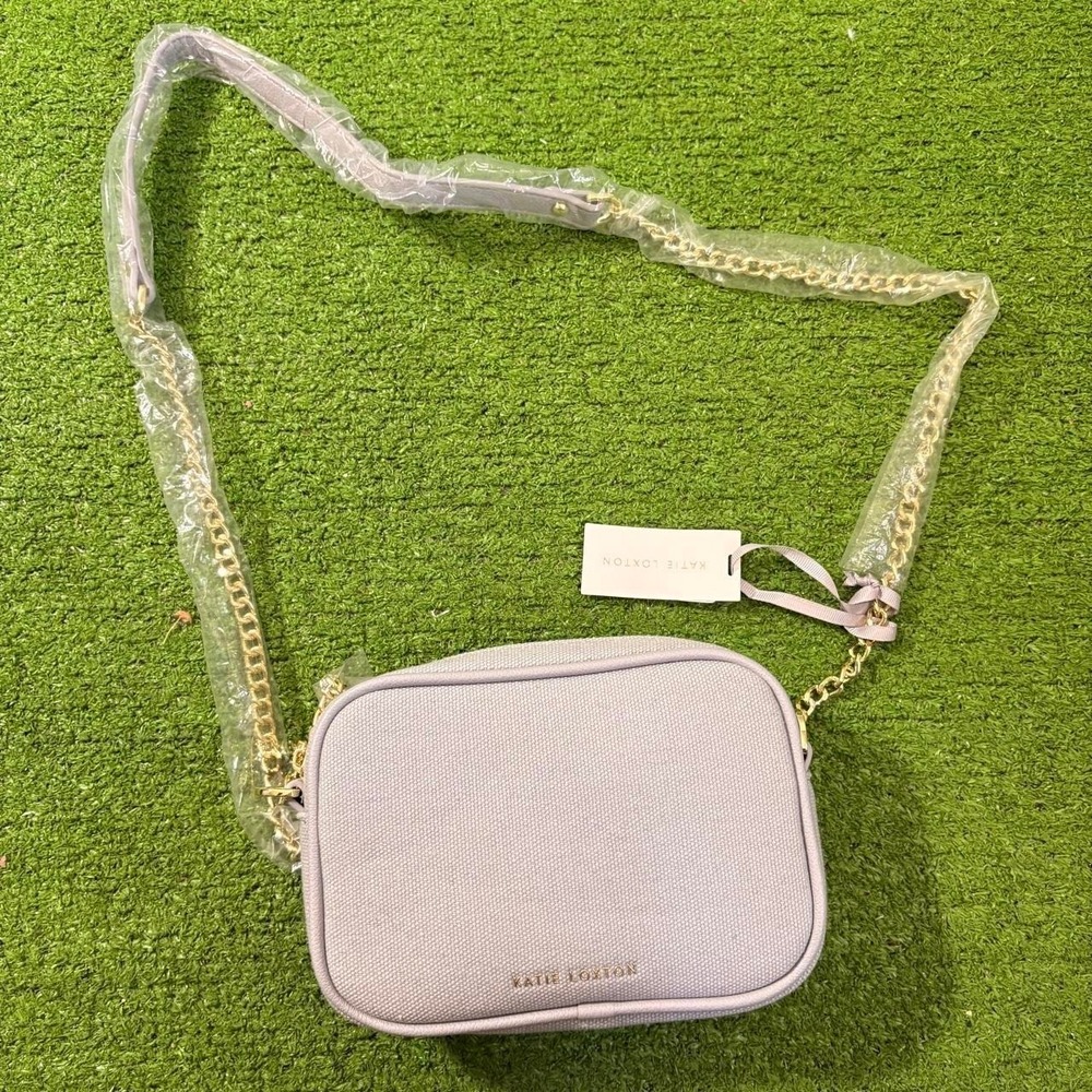 Katie Loxton Crossbody Bag Vegan Leather Design Crossbody Chain NEW